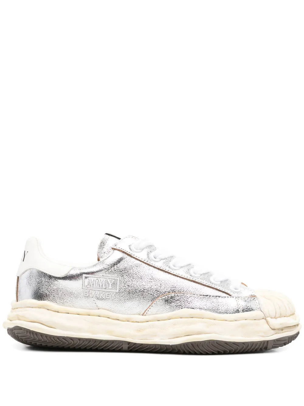 Maison MIHARA YASUHIRO tenis Blakey - plateado