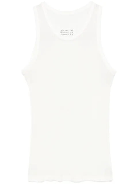 Maison Margiela camiseta de seda con cuello redondo - imagen 1