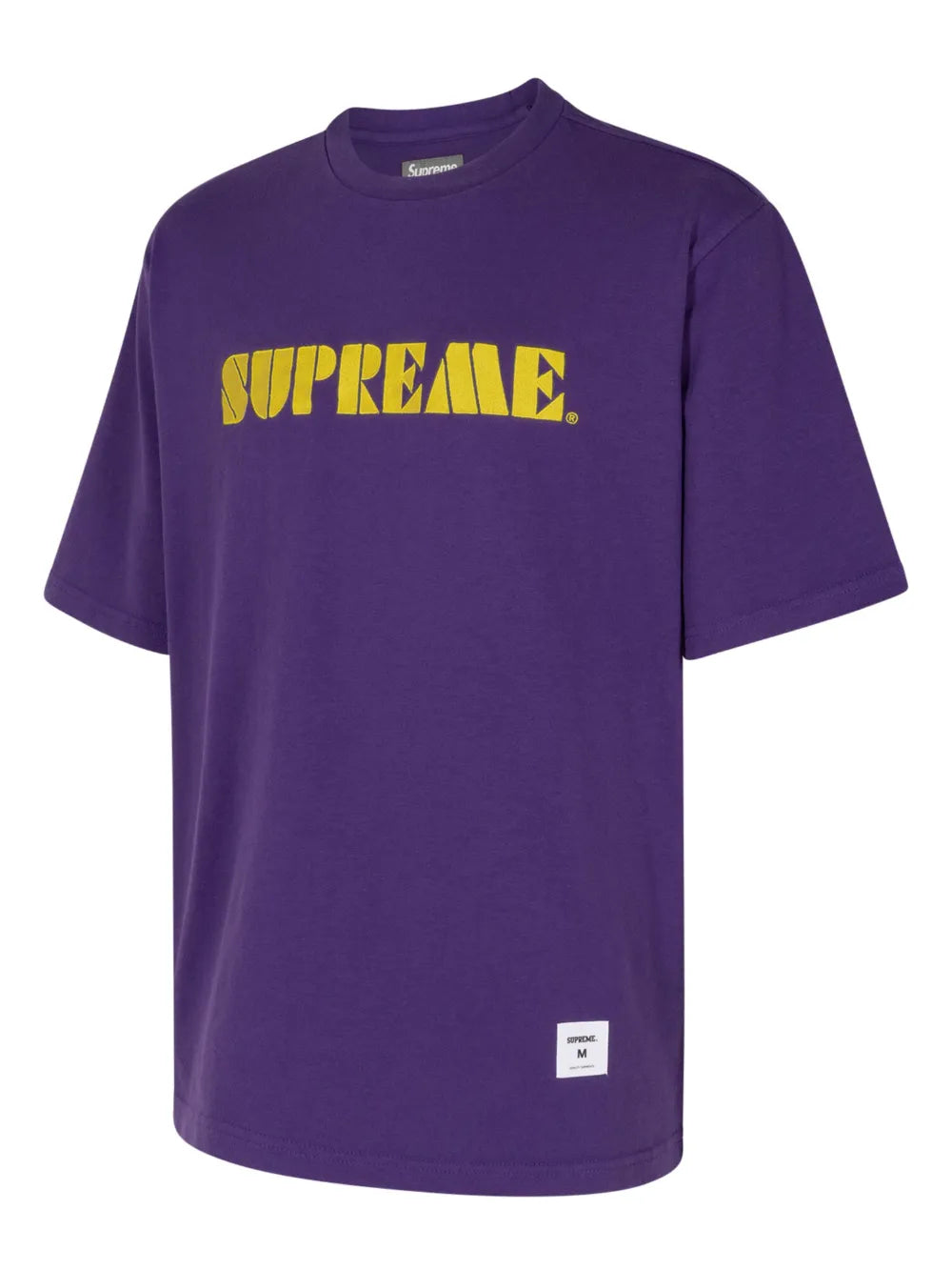 Supreme playera con bordado - Morado - imagen 3