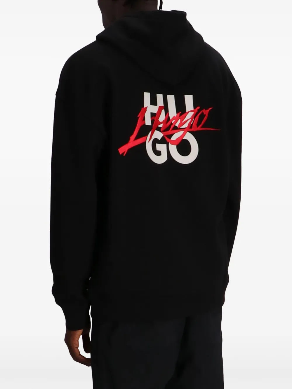 HUGO hoodie con logo estampado