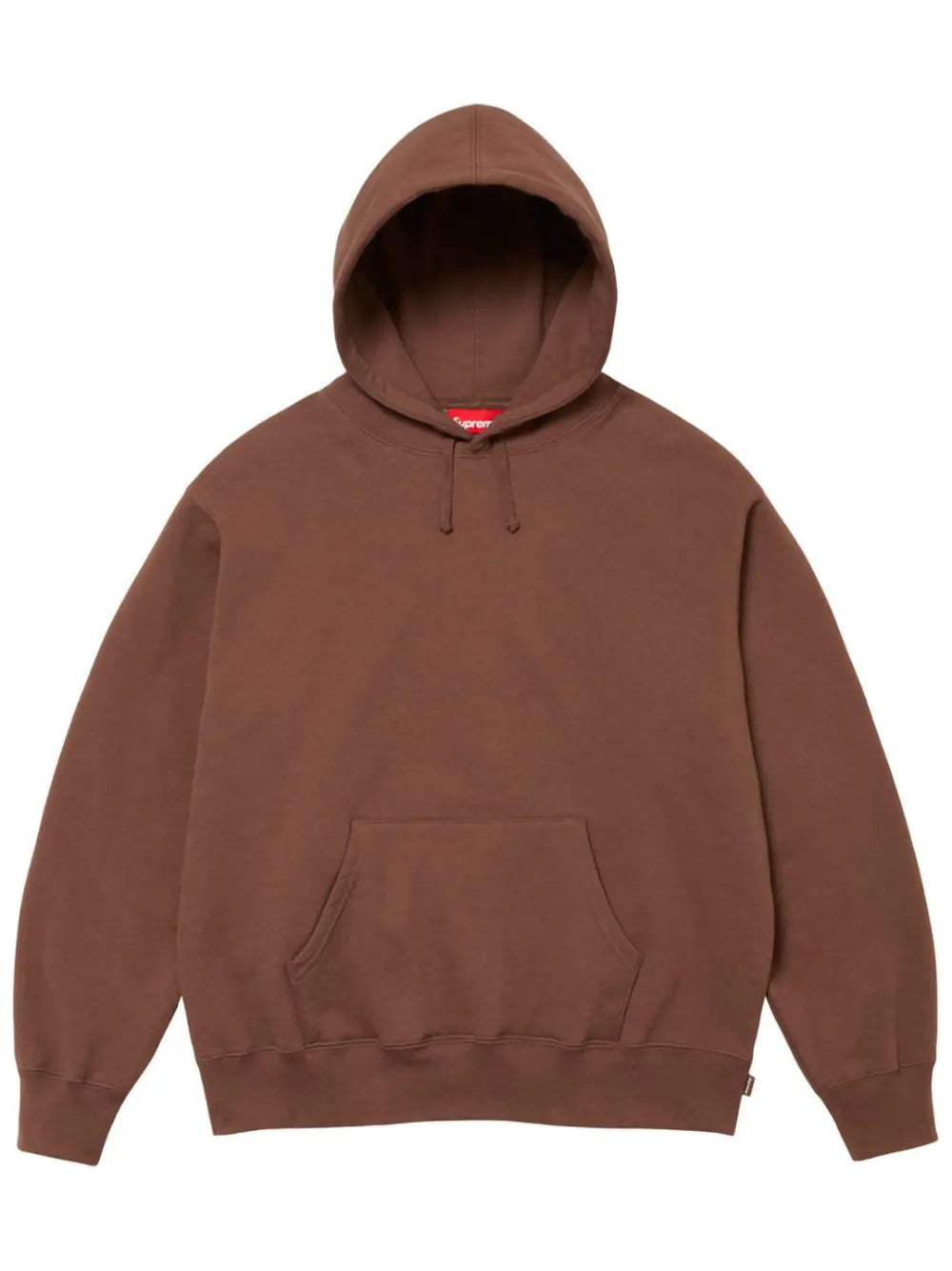 Supreme hoodie Brown con aplique satinado - Marrón - imagen 1
