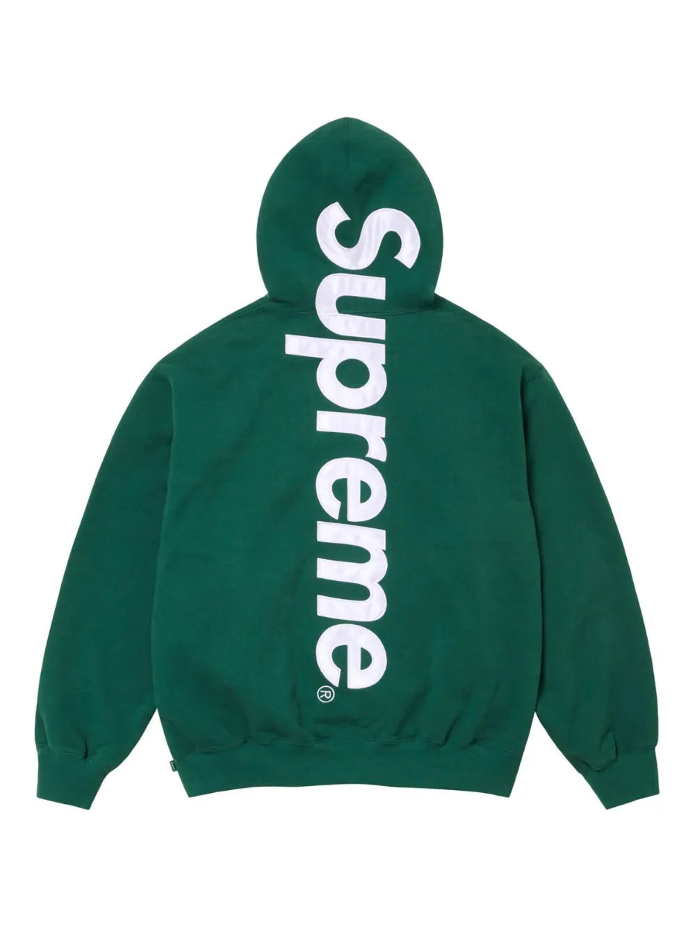 Supreme hoodie Green con aplique satinado - Verde - imagen 2