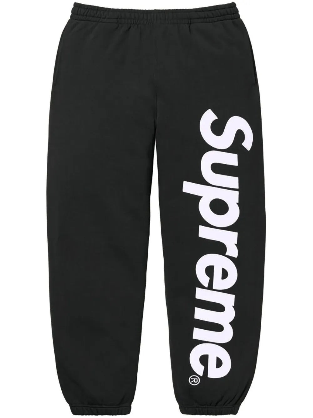 Supreme pants con apliques de satén - Negro - imagen 1
