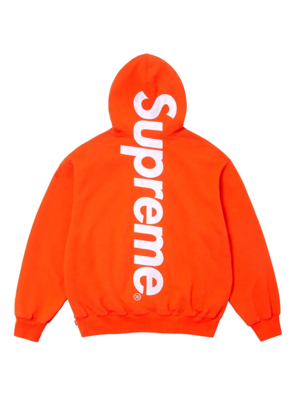 Supreme hoodie Orange con aplique satinado - Naranja - imagen 2
