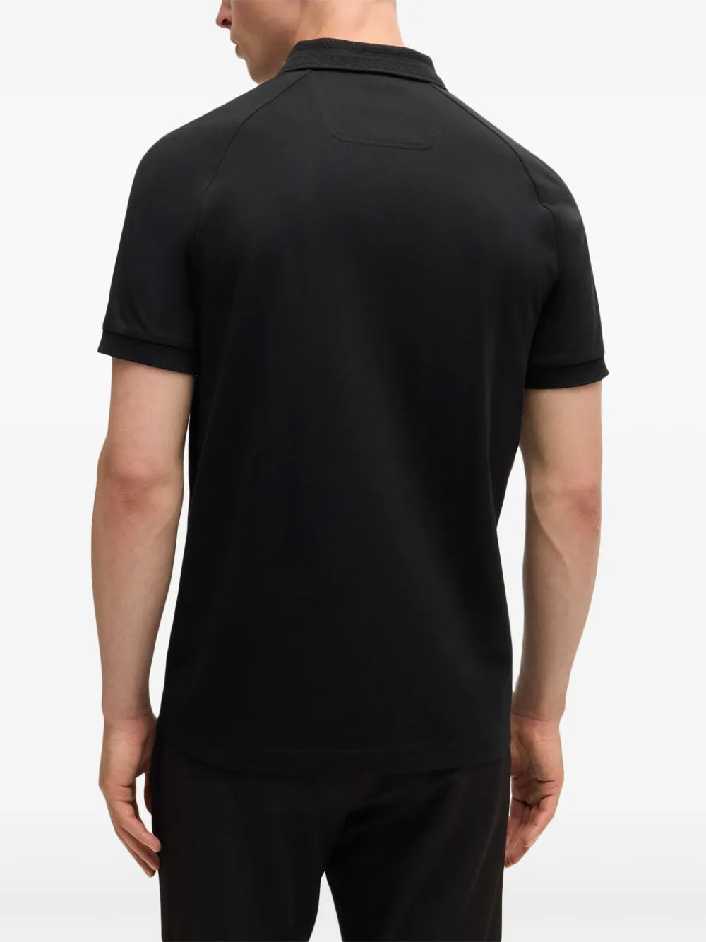 BOSS playera tipo polo con aplique del logo