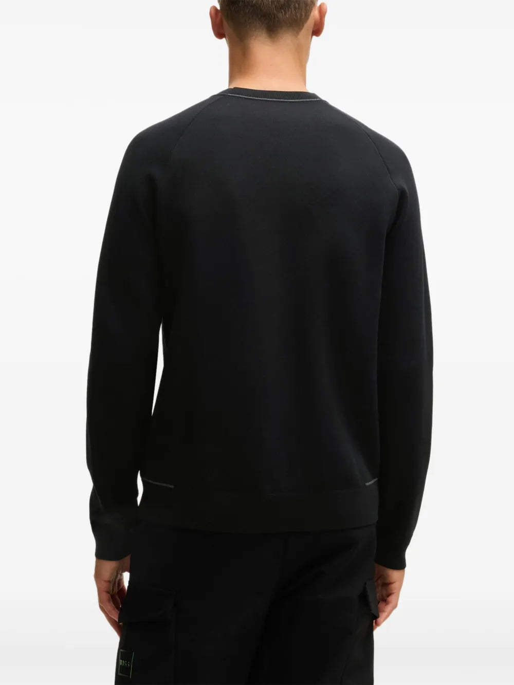 BOSS sudadera con logo engomado