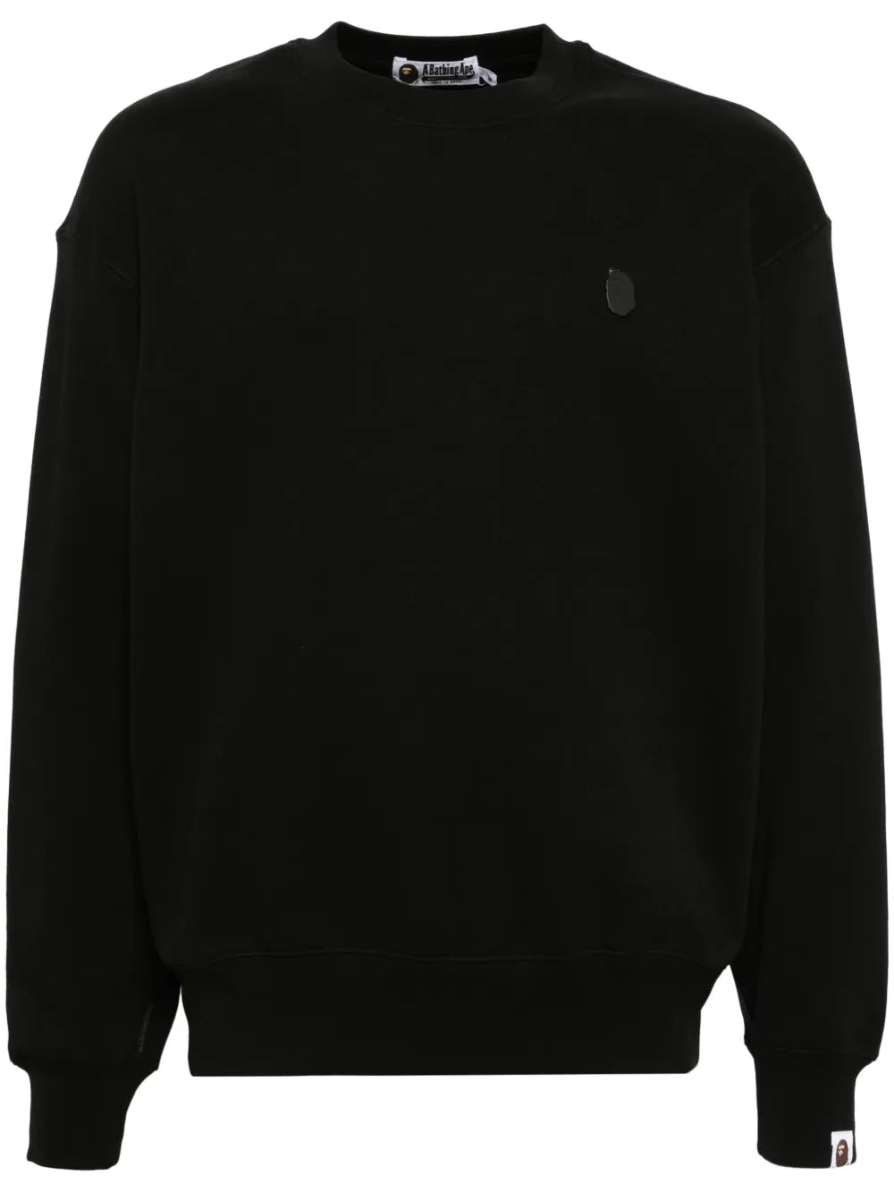 A BATHING APE® sudadera con parche del logo