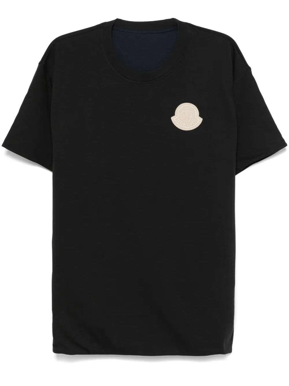Moncler playera reversible con parche del logo