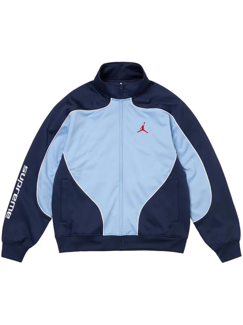 Supreme chamarra deportiva Tricot de SUPREME x Jordan - Azul - imagen 1