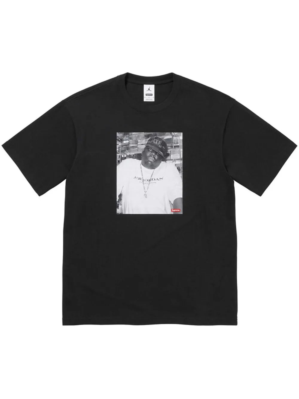 Supreme playera manga corta Biggie de SUPREME x Jordan - Negro - imagen 1