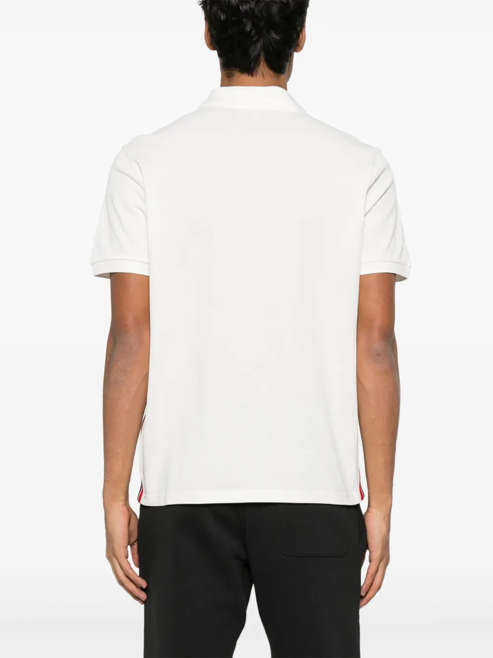 Moncler playera tipo polo con parche del logo