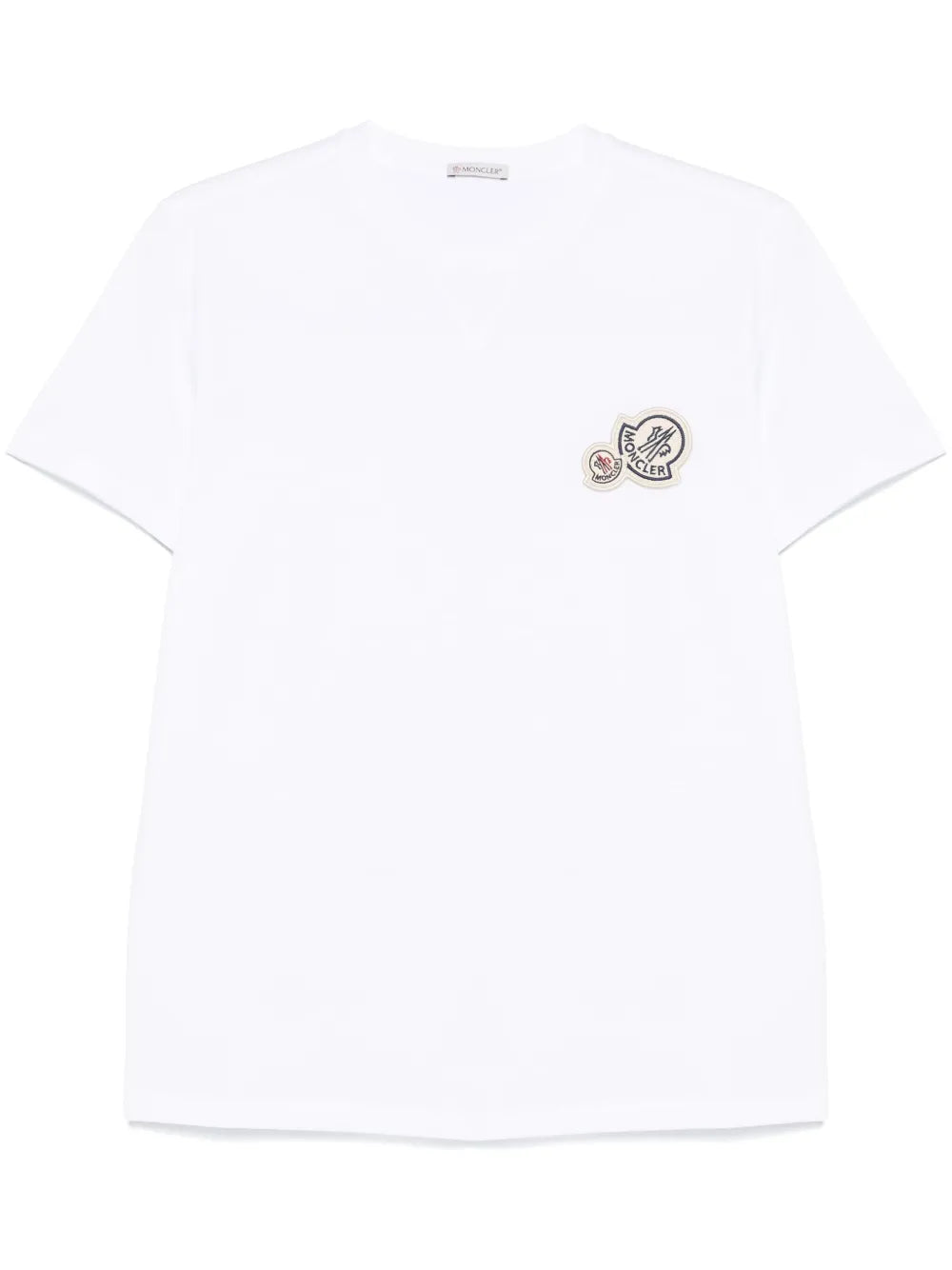 Moncler playera con parche del logo doble