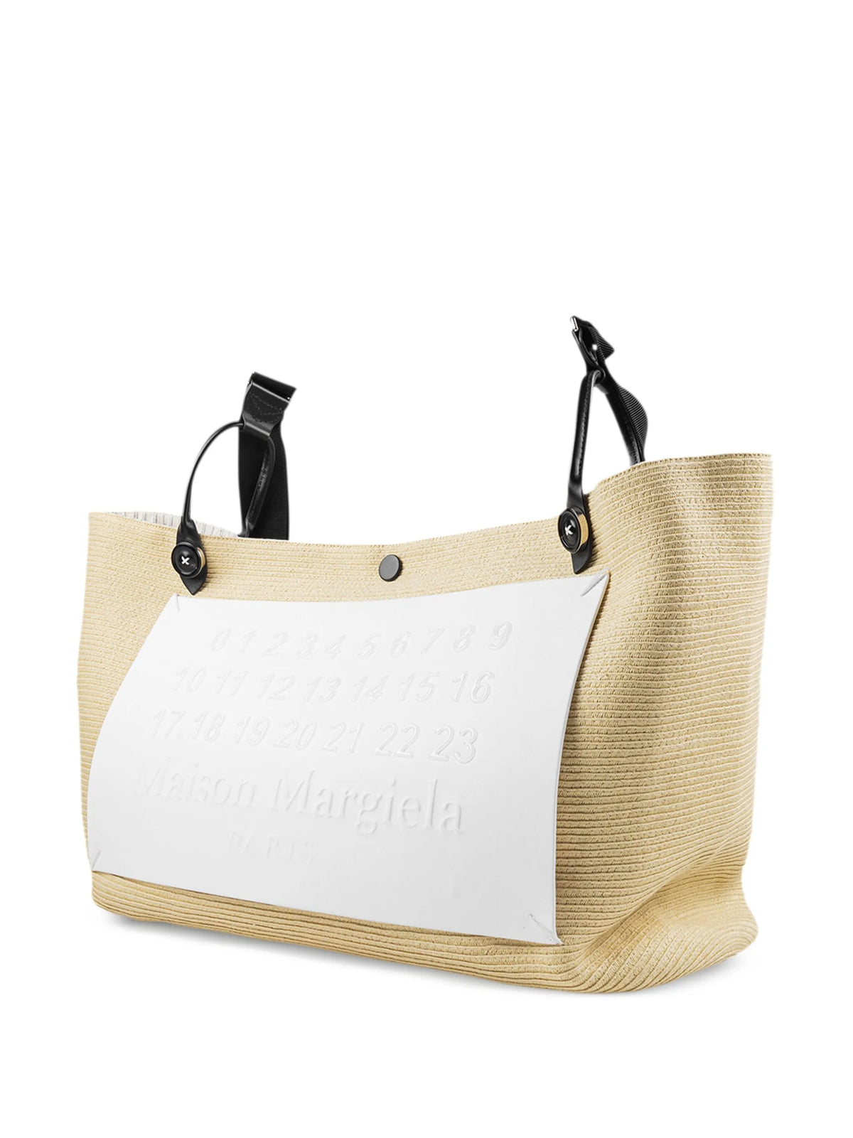 Maison Margiela tote con parche del logo - Neutro - imagen 3