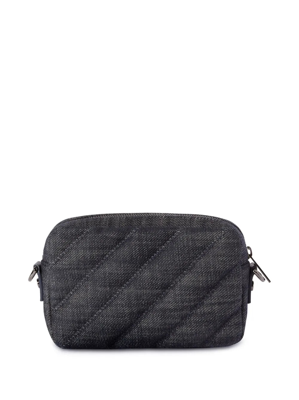 Off-White bolsa de hombro de mezclilla capitonada pequeña