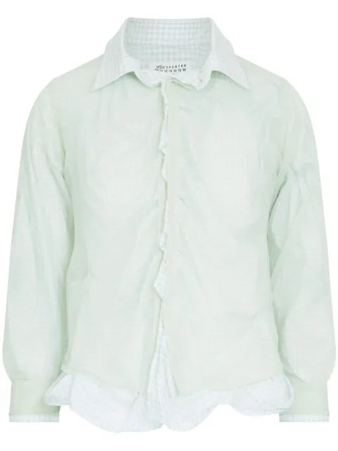 Maison Margiela camisa con doble capa - imagen 1