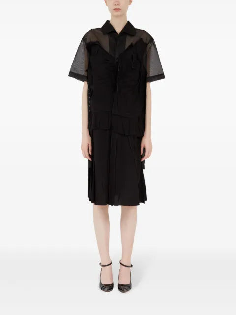 Maison Margiela vestido midi a capas - imagen 2