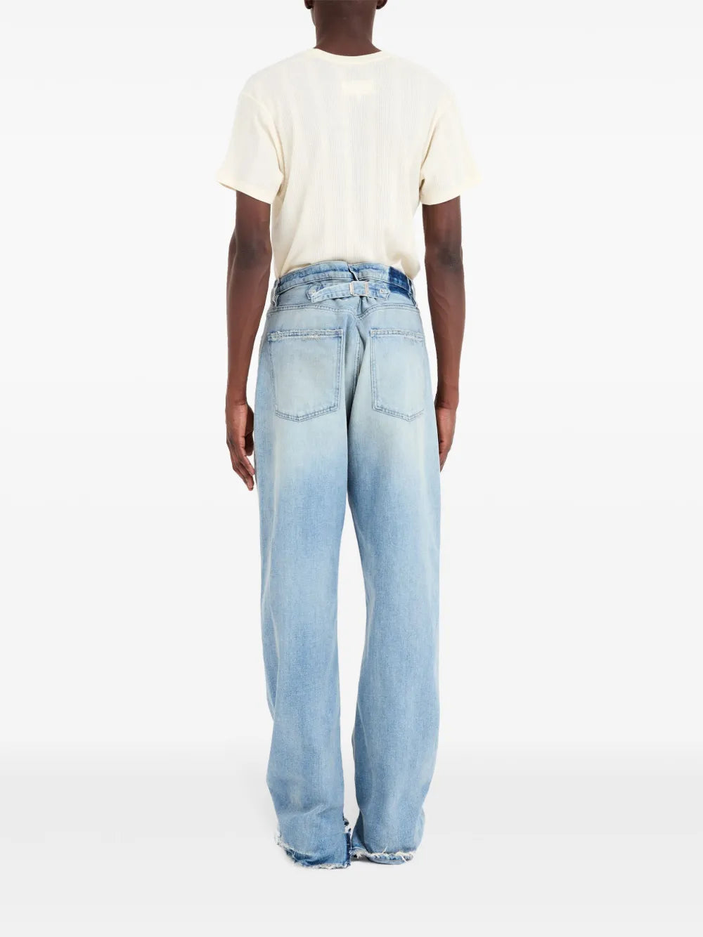 Maison Margiela jeans rectos con cinco bolsillos - Azul - imagen 4