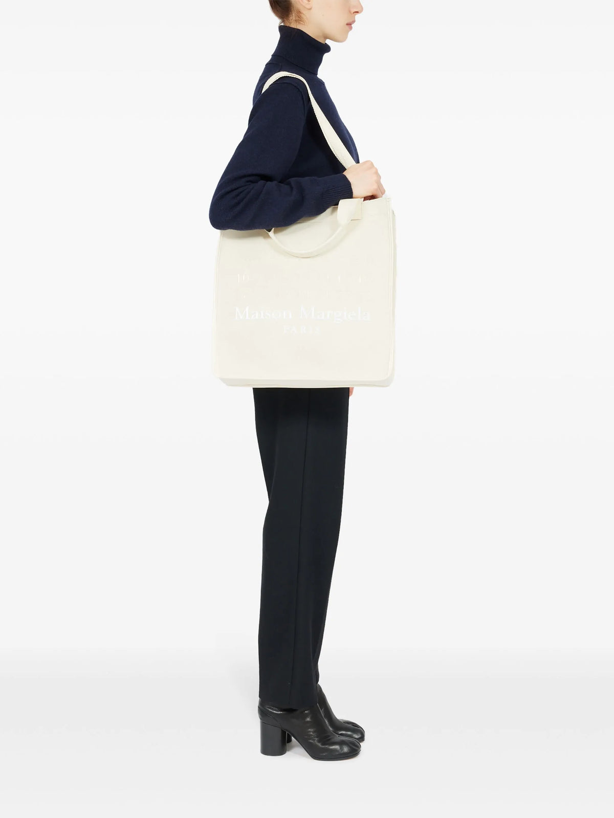 Maison Margiela bolsa de hombro Cabas Vertical - Neutro - imagen 3