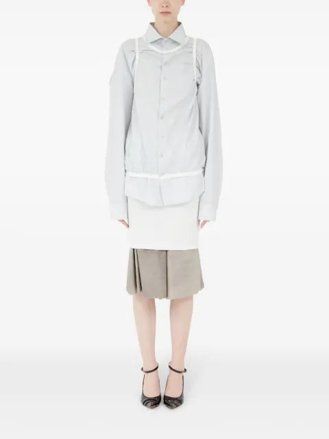 Maison Margiela camisa con logo de cuatro costuras - imagen 2