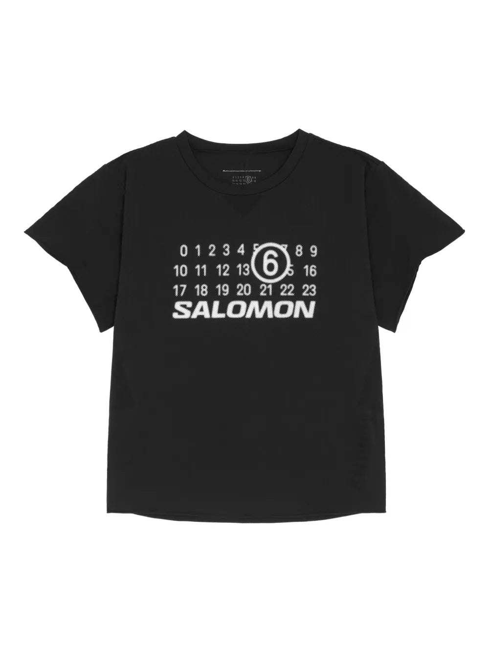 MM6 Maison Margiela X Salomon playera con logo estampado de MM6 Maison Margiela x Salomon - Negro - imagen 1
