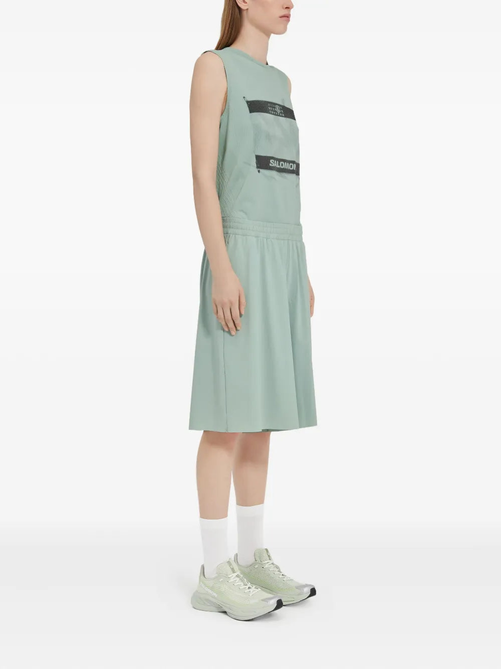 MM6 Maison Margiela X Salomon shorts de MM6 Maison Margiela x Salomon - Verde - imagen 3