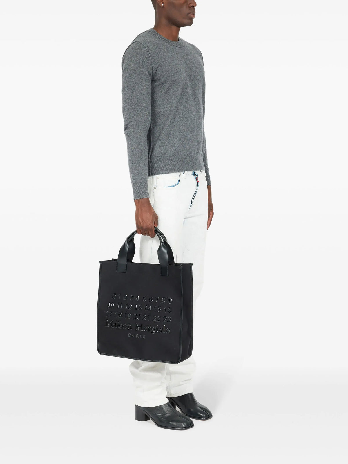Maison Margiela tote Cabas - Negro - imagen 3