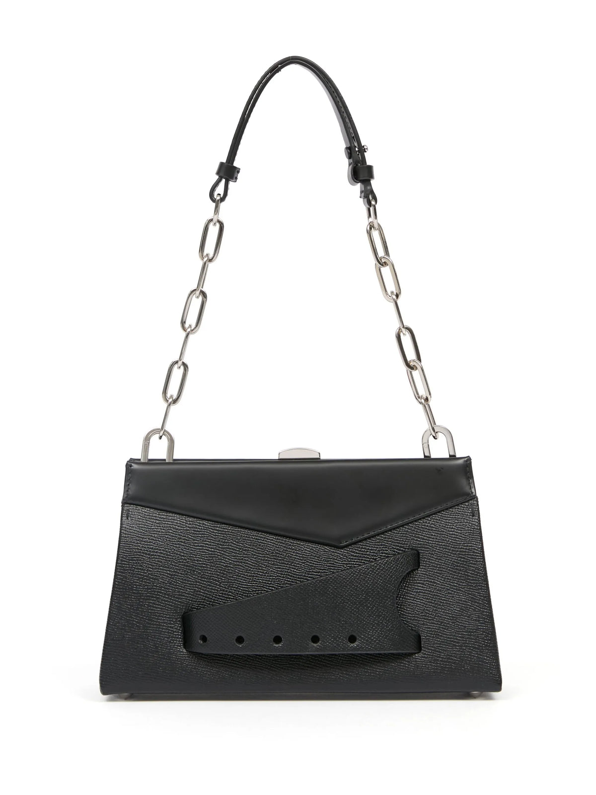 Maison Margiela bolsa de hombro Snatched pequeña - Negro - imagen 1