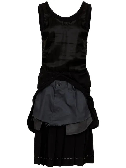 Maison Margiela vestido midi a capas - imagen 1