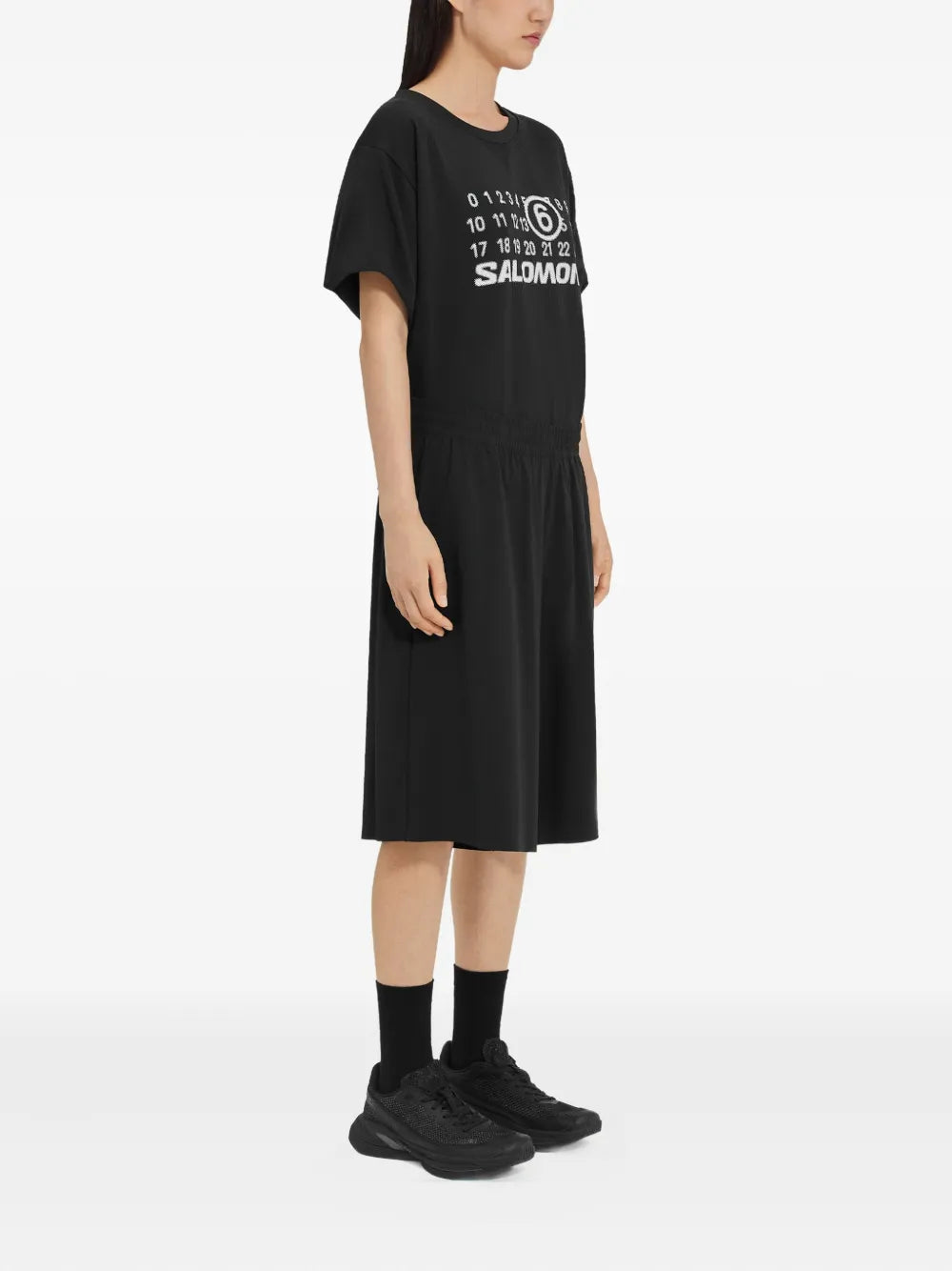 MM6 Maison Margiela X Salomon shorts de MM6 Maison Margiela x Salomon - Negro - imagen 3