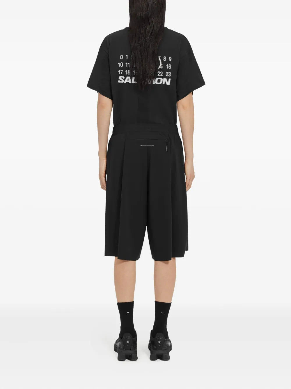 MM6 Maison Margiela X Salomon shorts de MM6 Maison Margiela x Salomon - Negro - imagen 4