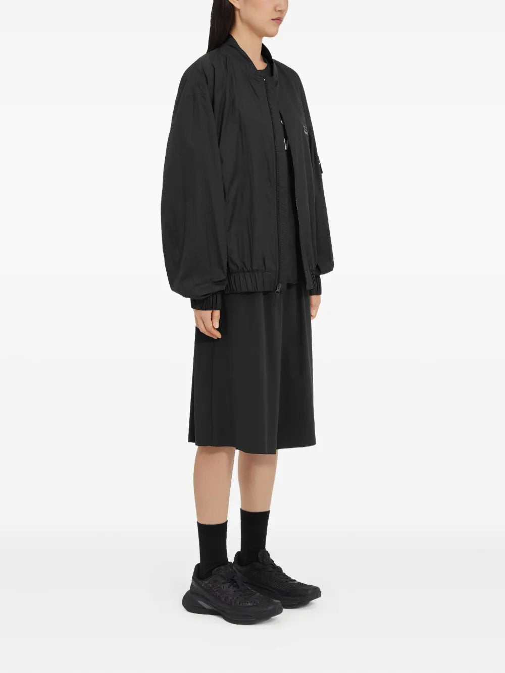 MM6 Maison Margiela X Salomon chamarra bomber con estampado de números de MM6 Maison Margiela x Salomon - Negro - imagen 3