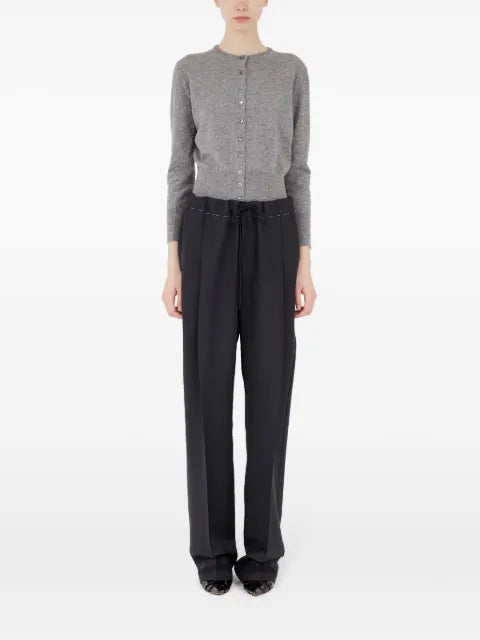Maison Margiela pantalones con cordones en la pretina - imagen 2