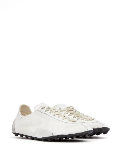 Maison Margiela tenis bajos con agujetas - Blanco - vista 2