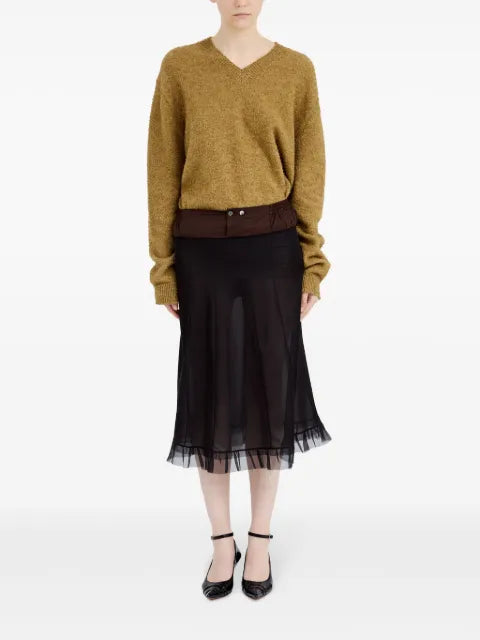 Maison Margiela falda midi de tul - imagen 2