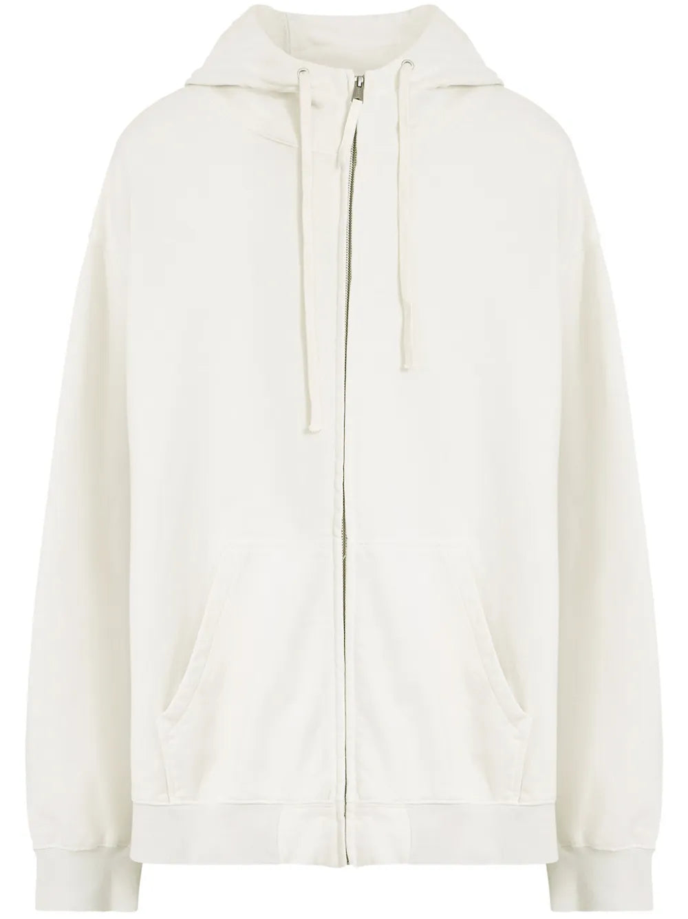 Maison Margiela hoodie con cordones y cierre - Neutro - imagen 1