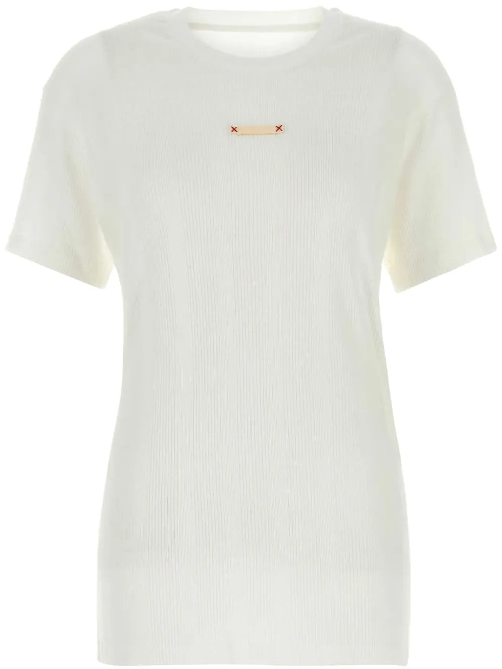 Maison Margiela playera con parche del logo - Blanco - imagen 1