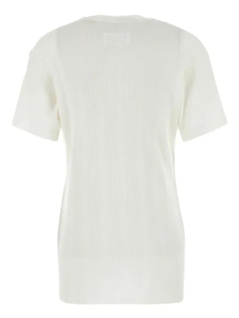Maison Margiela playera con parche del logo - imagen 2