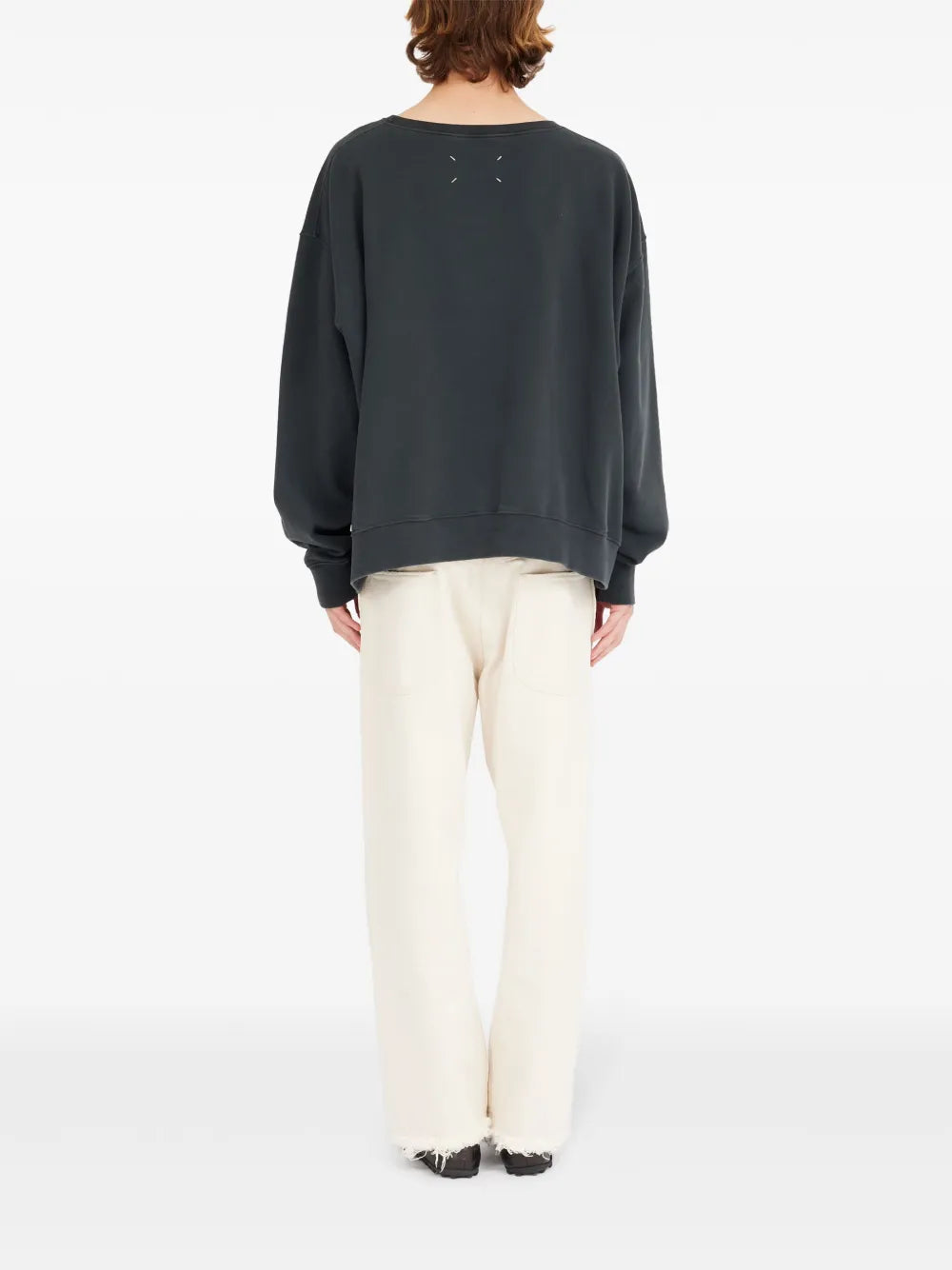 Maison Margiela suéter con motivo de números - Negro - imagen 4
