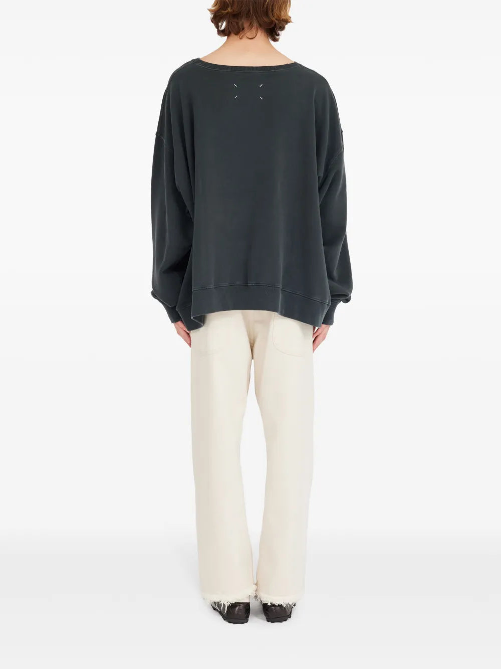 Maison Margiela suéter con motivo de números - Negro - imagen 4