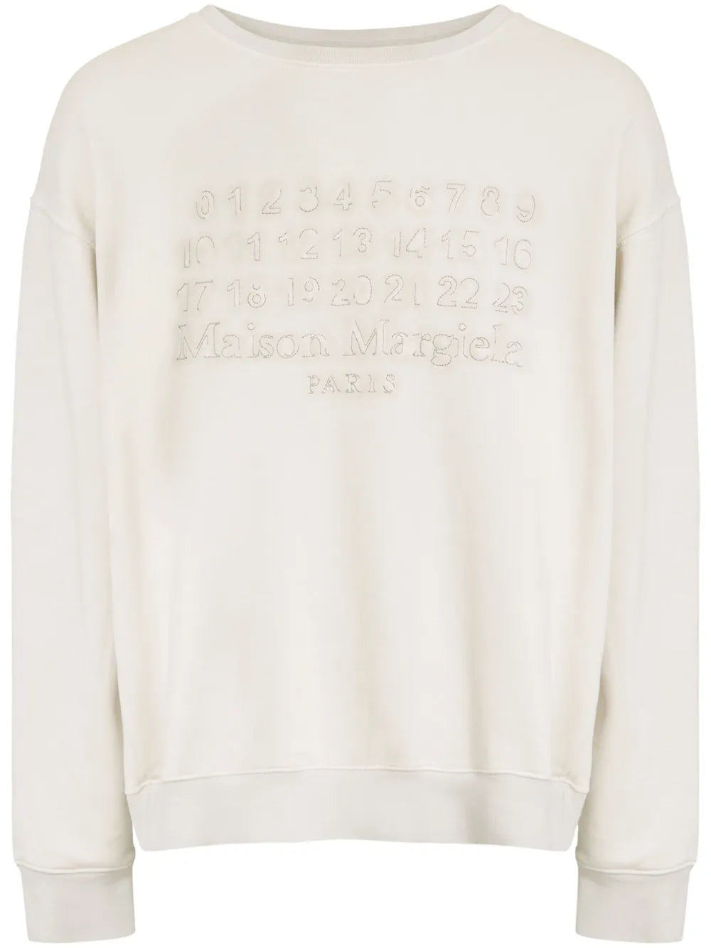 Maison Margiela sudadera con cuello redondo - Blanco - imagen 1