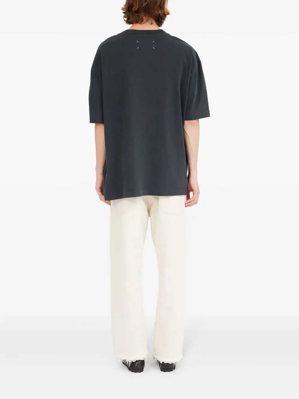 Maison Margiela playera con motivo de número - Negro - imagen 4