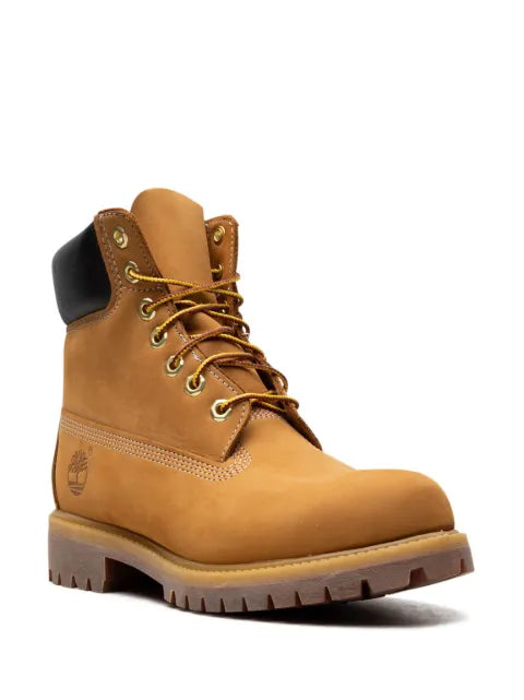 Timberland botines de gamuza con paneles