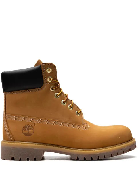 Timberland botines de gamuza con paneles