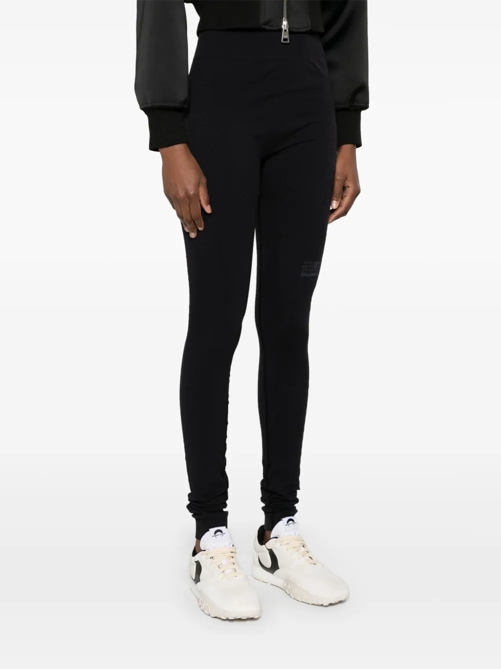 MM6 Maison Margiela X Salomon leggins con tiro alto - Negro - imagen 3