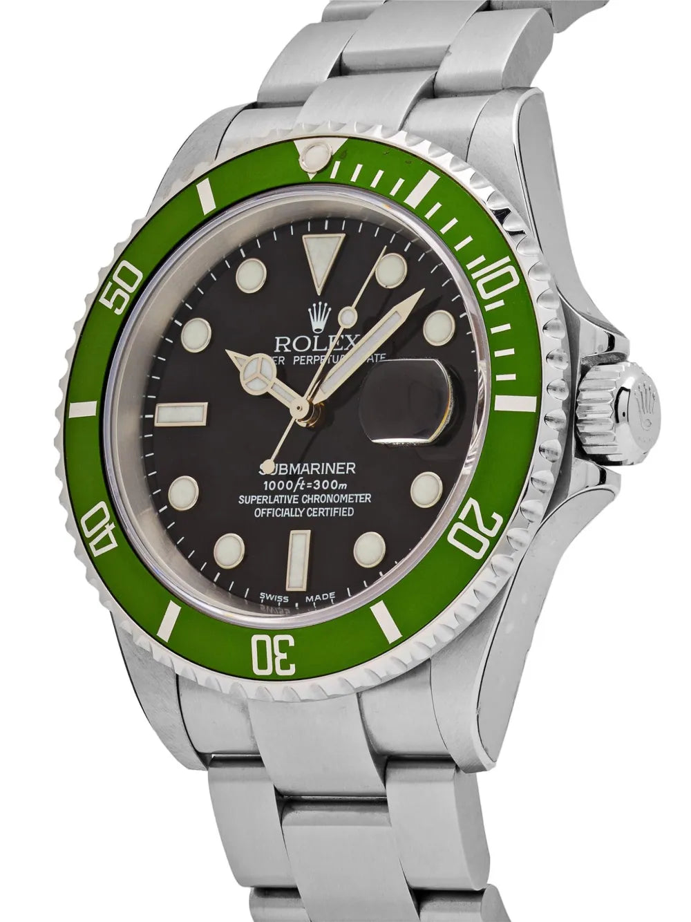 Rolex reloj Submariner Date Kermit de 40mm 2003