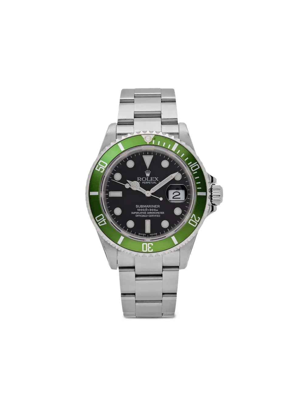 Rolex reloj Submariner Date Kermit de 40mm 2003
