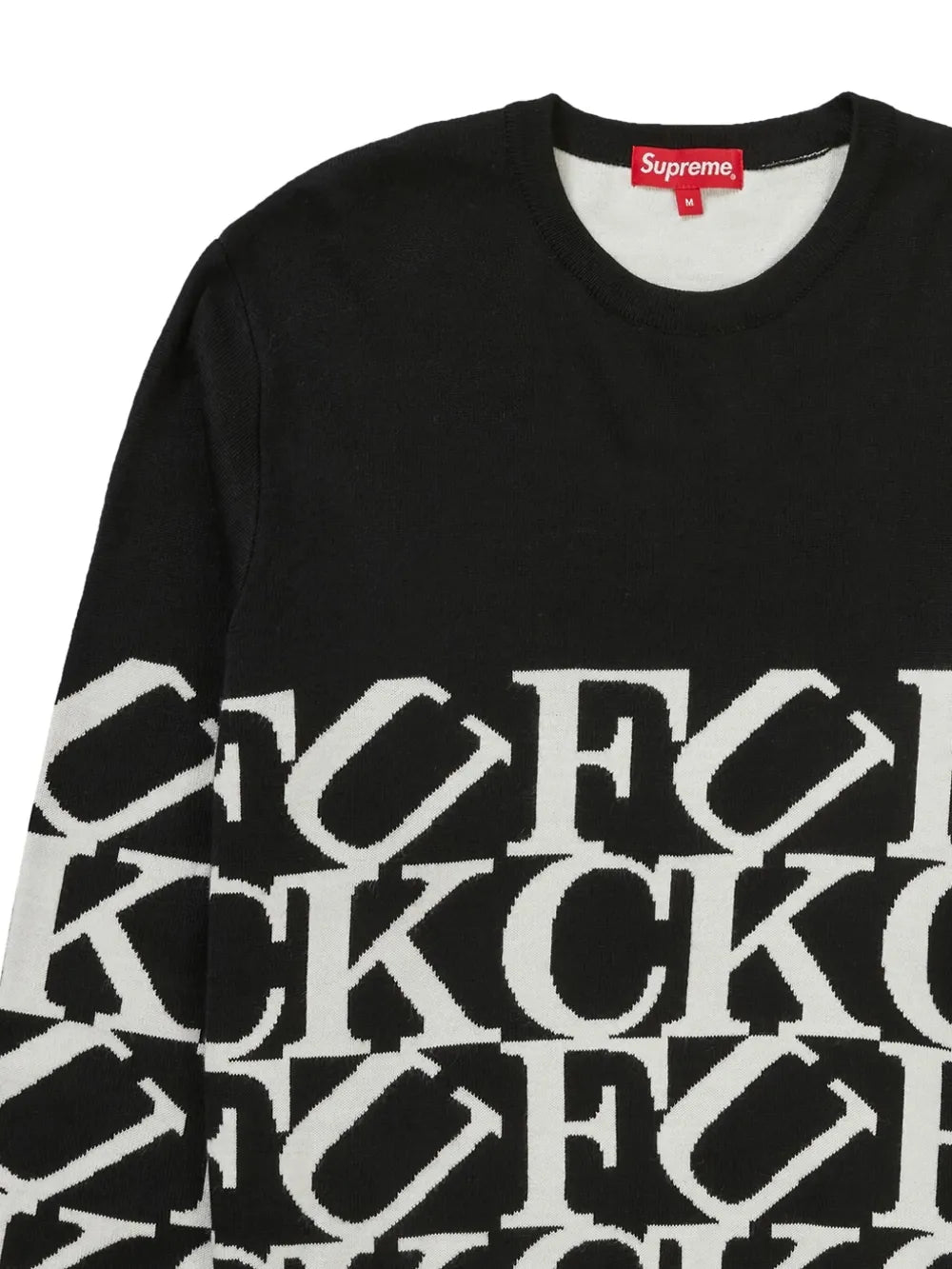 Supreme suéter Fuck All - Negro - imagen 2