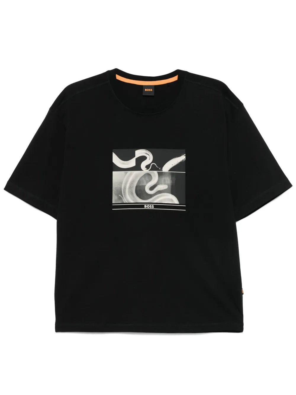 BOSS playera con estampado de serpiente