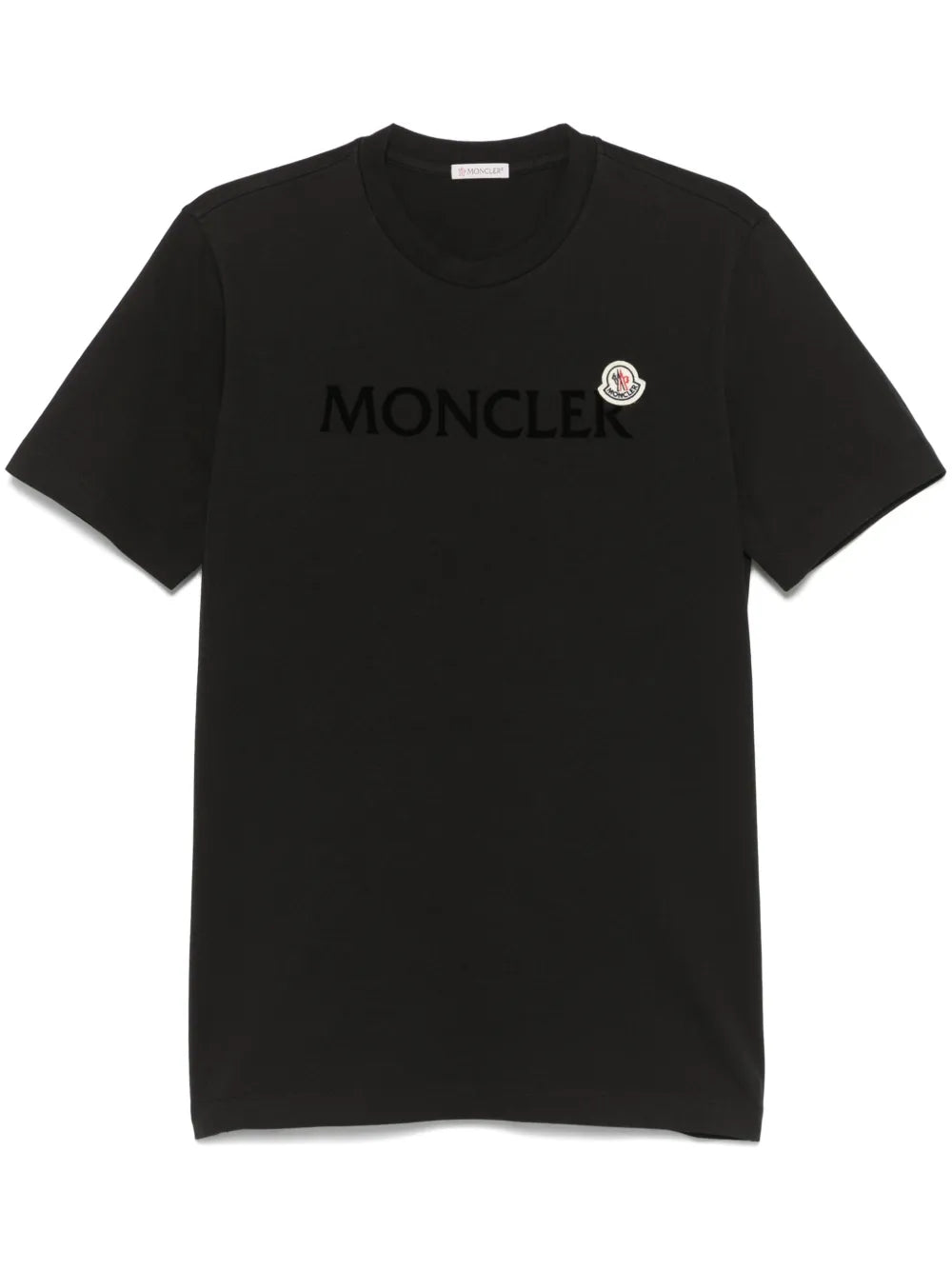 Moncler playera con logo afelpado