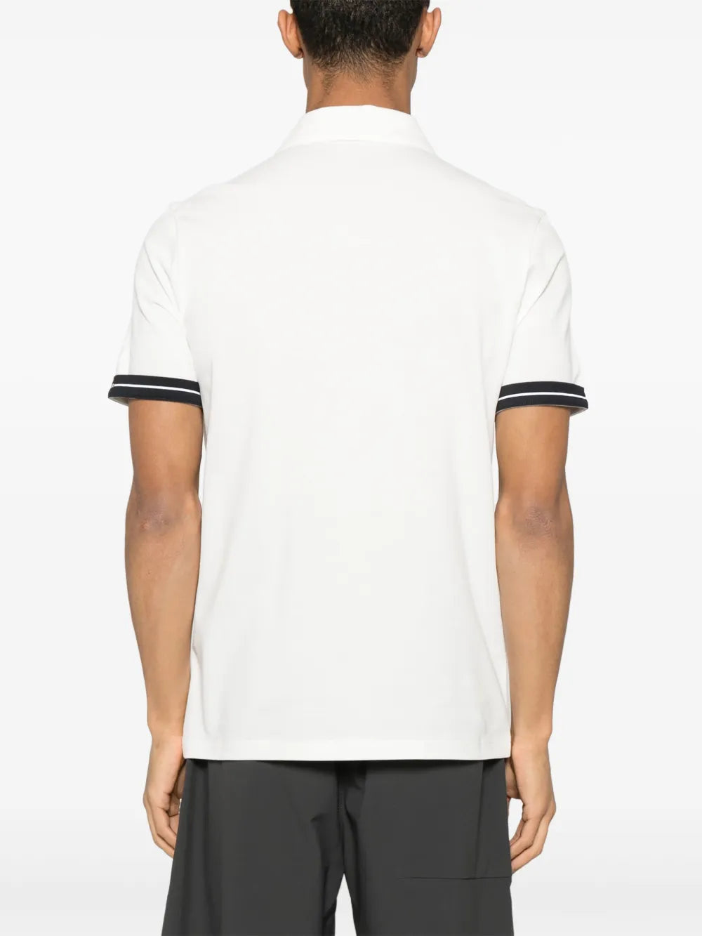 Moncler playera tipo polo con logo